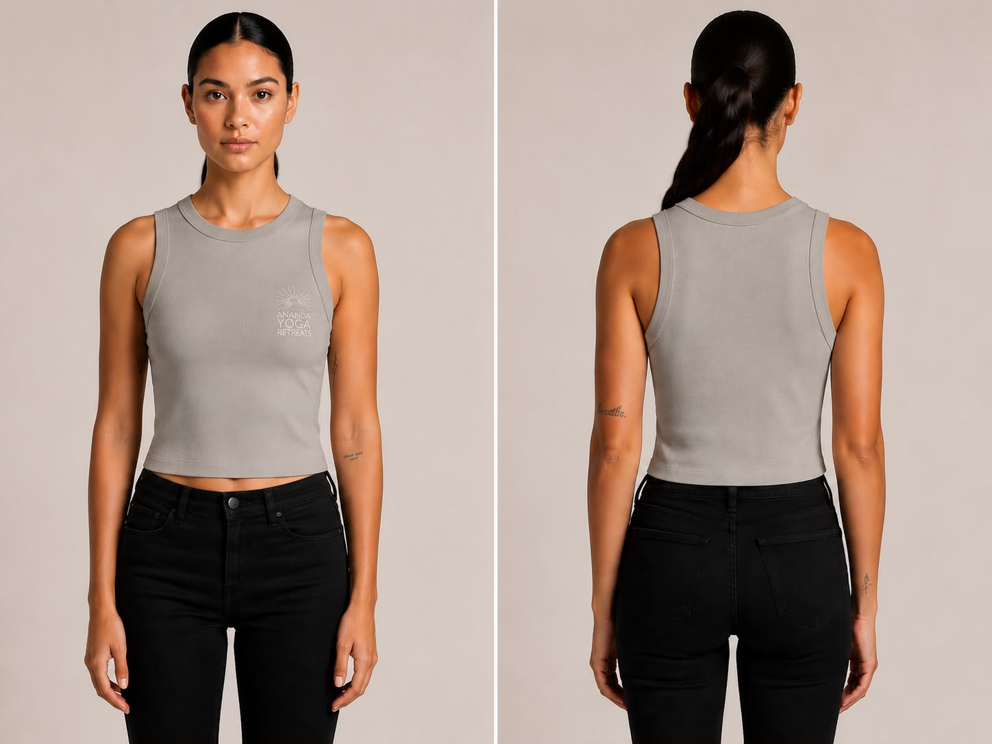 Ananda Organic Cropped Vest