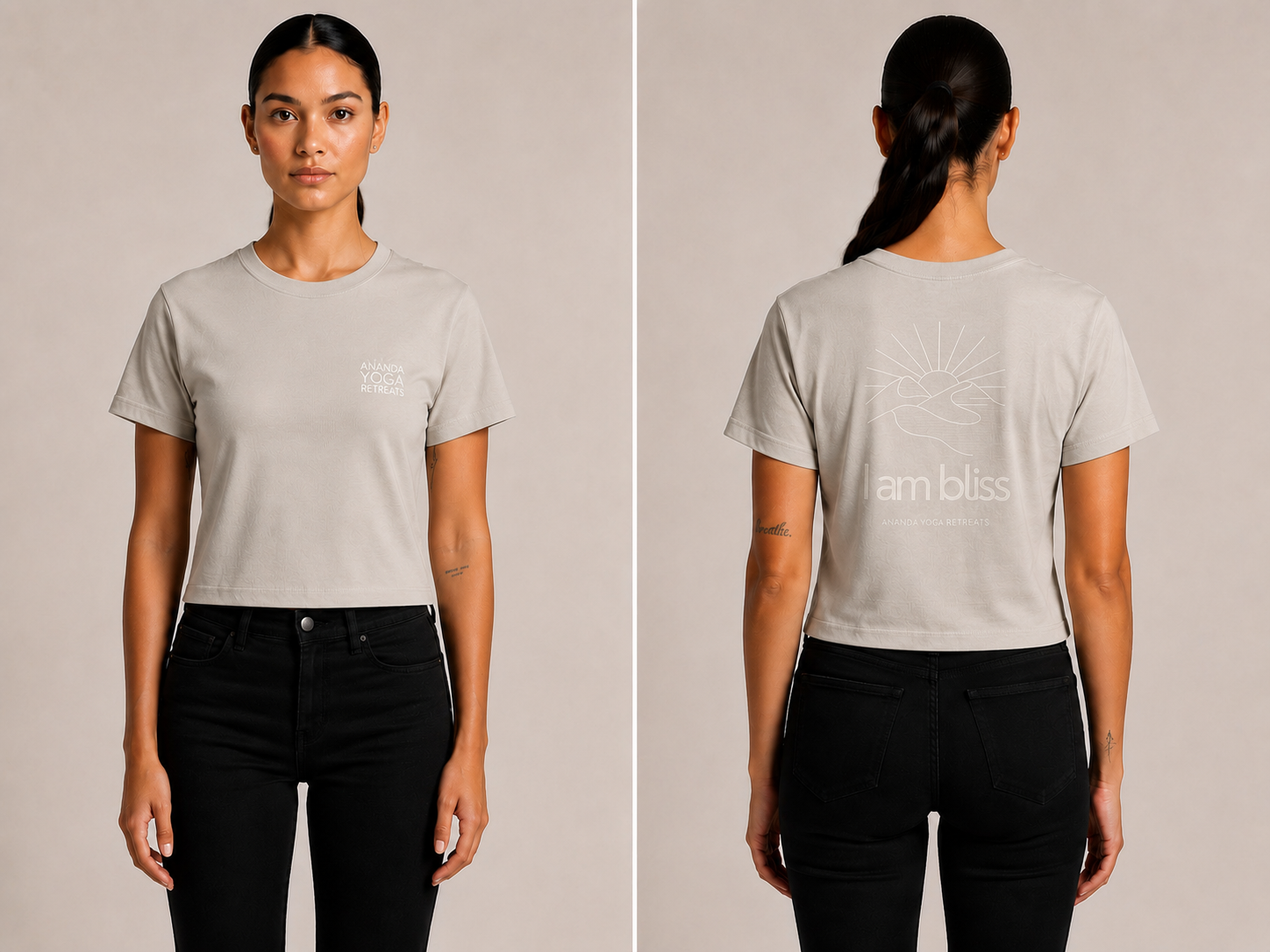 Ananda Organic Cropped T-shirt